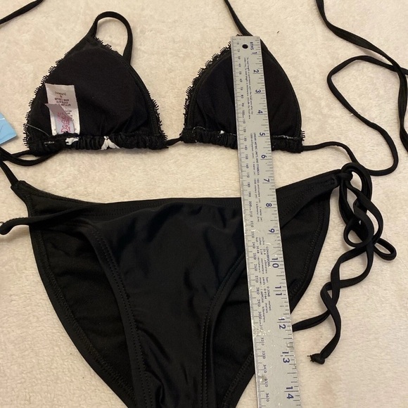 Dippin' Daisy's Black and White Lace Bikini Set - Picture 14 of 16